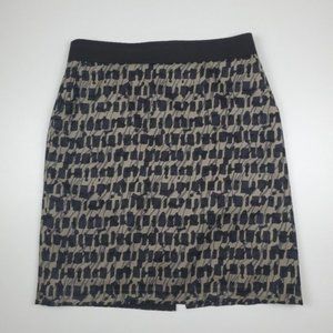 Classiques entier patterned skirt, silk/wool blend